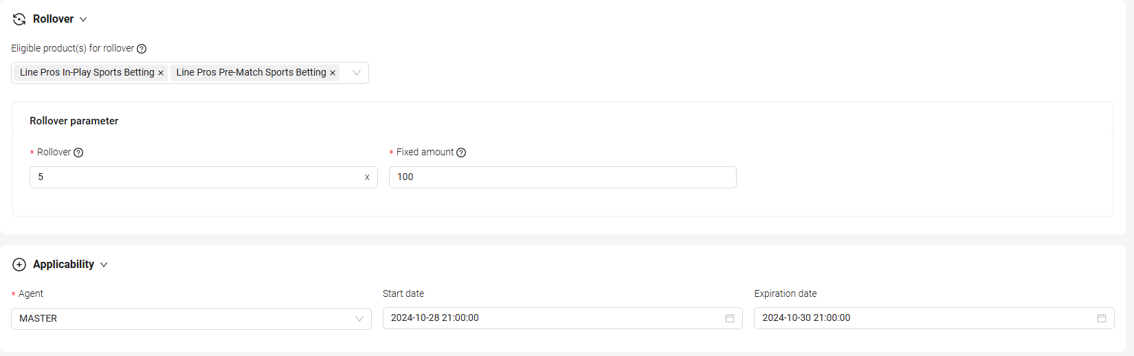 Date Filtering Example