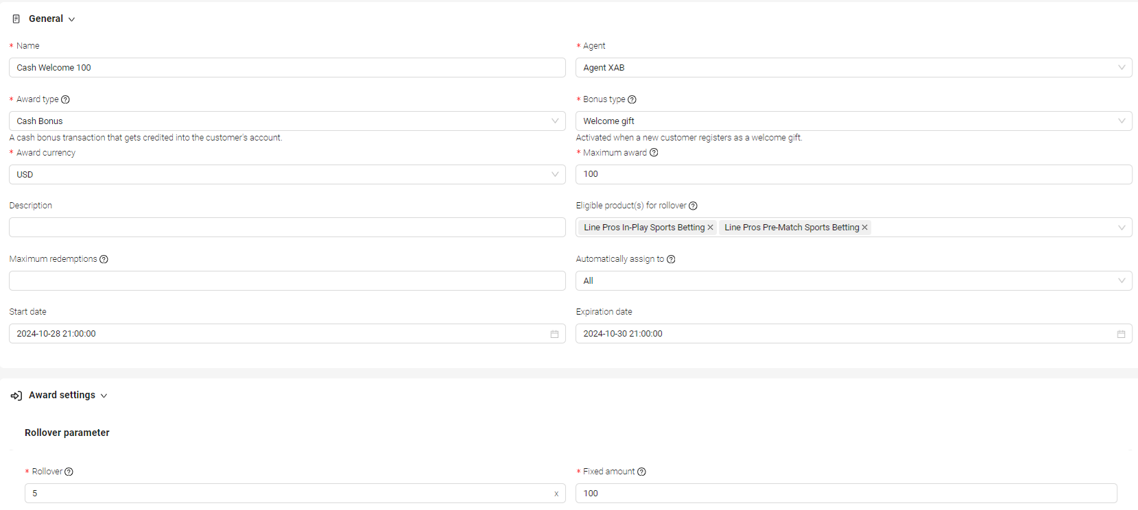Date Filtering Example