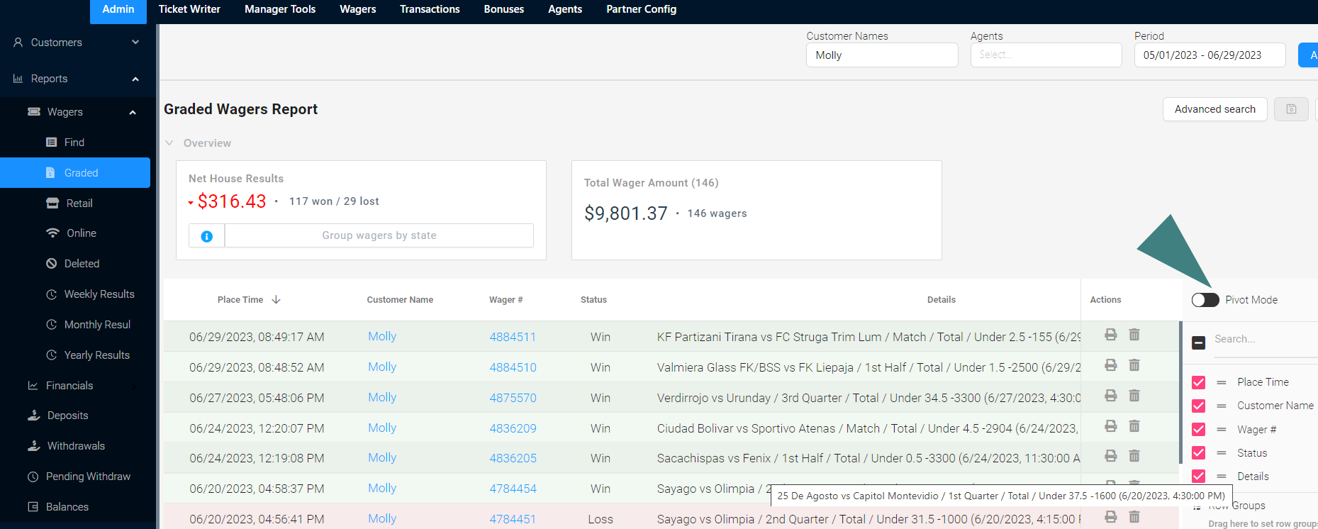 Date Filtering Example