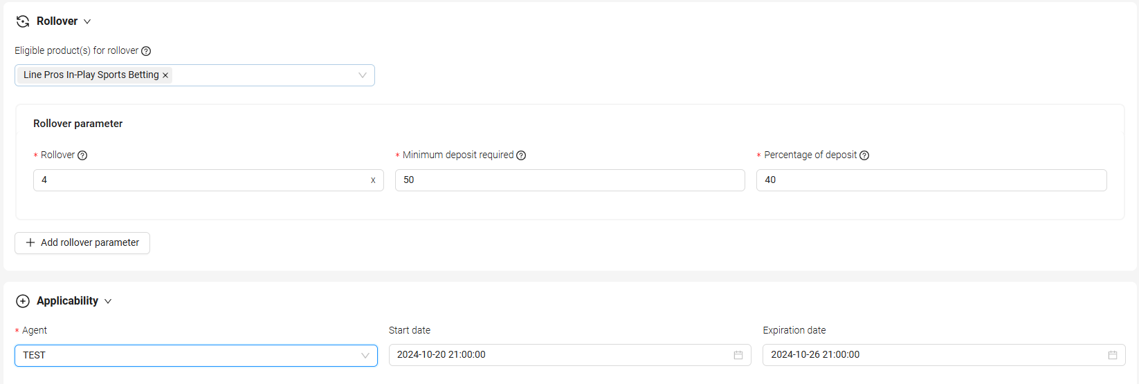 Date Filtering Example