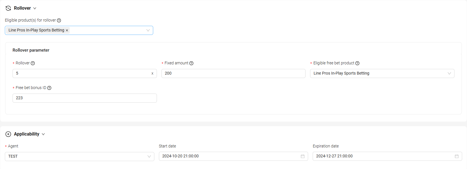 Date Filtering Example