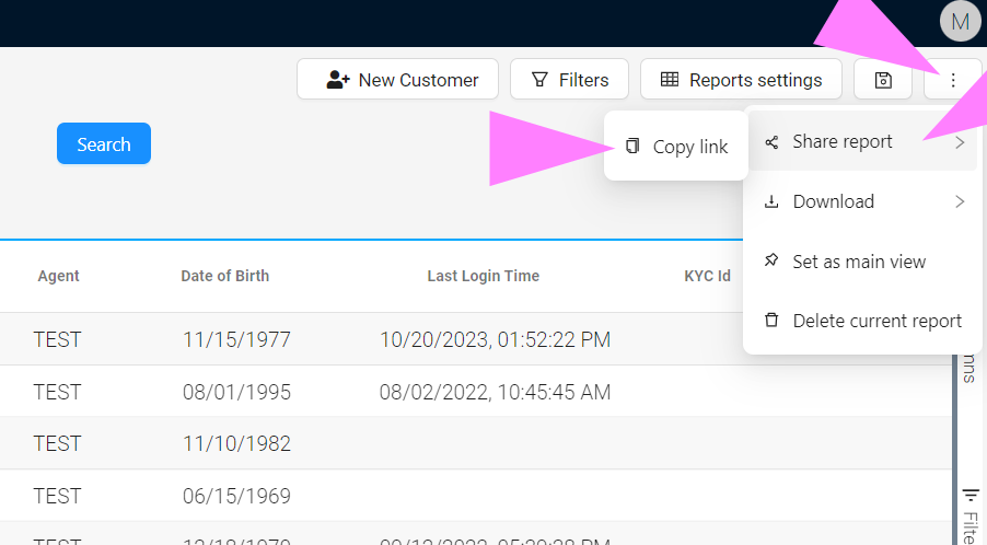 Date Filtering Example
